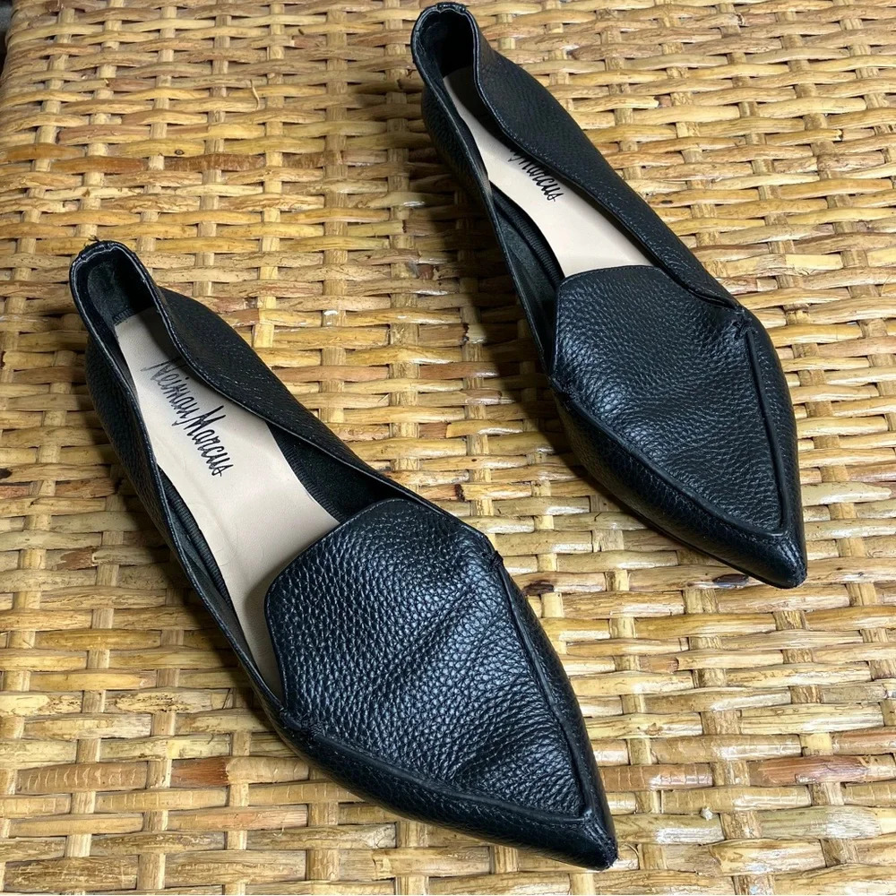 Neiman Marcus Point Toe Flats